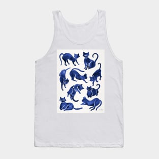 navy cat positions Tank Top